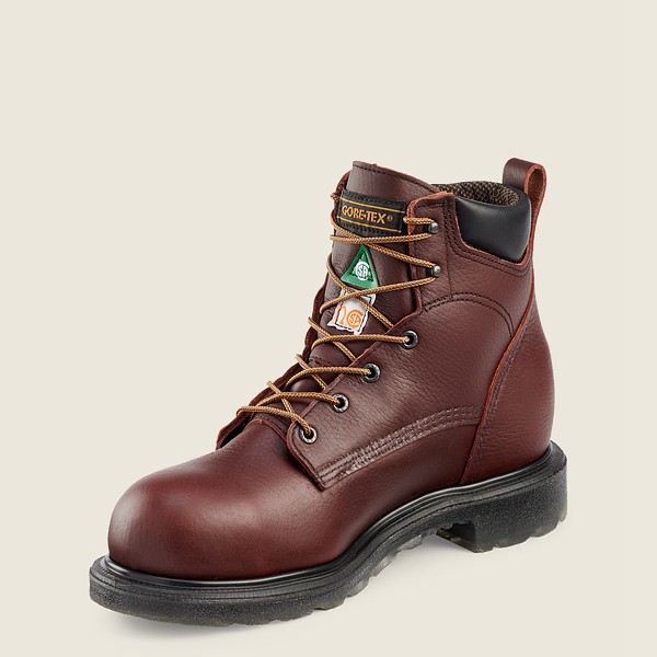 Bottes de Sécurité Red Wing - Supersole® 2.0 - 6-Inch Waterproof Csa Toe - Bordeaux - Homme 035PCQFG